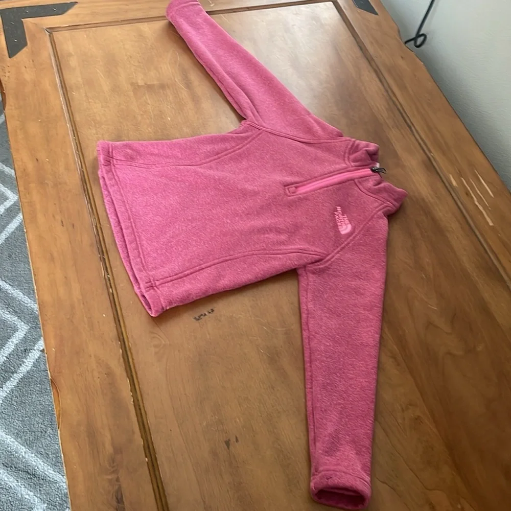 The North Face Kids Pink Fleece Pullover Size XS